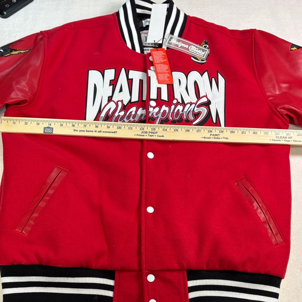 Death Row Red Varsity Jacket - Picture 8 of 14